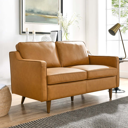Modway EEI-5554 Impart Genuine Leather Loveseat Modway