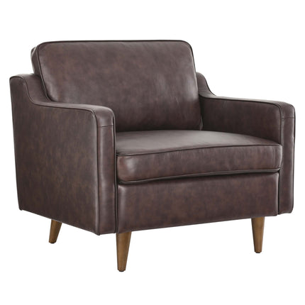 Modway EEI-5555 Impart Genuine Leather Armchair Modway