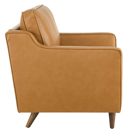 Modway EEI-5555 Impart Genuine Leather Armchair Modway