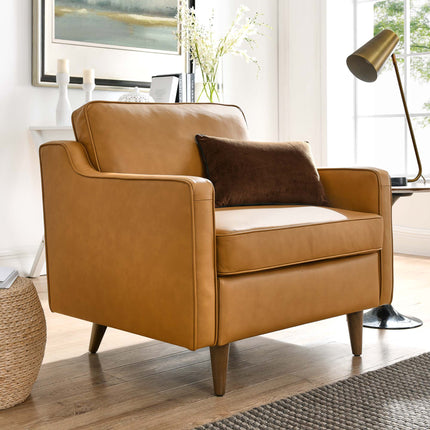 Modway EEI-5555 Impart Genuine Leather Armchair Modway