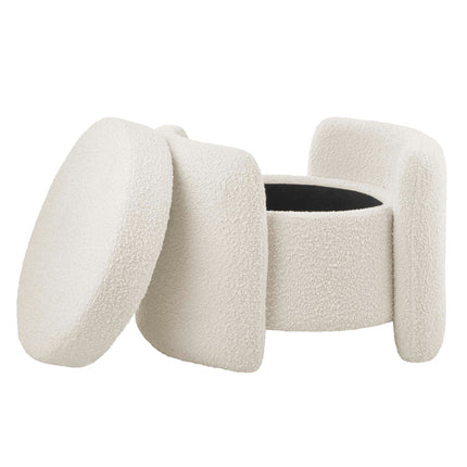 Modway EEI-5561 Nebula Boucle Upholstered Ottoman Modway