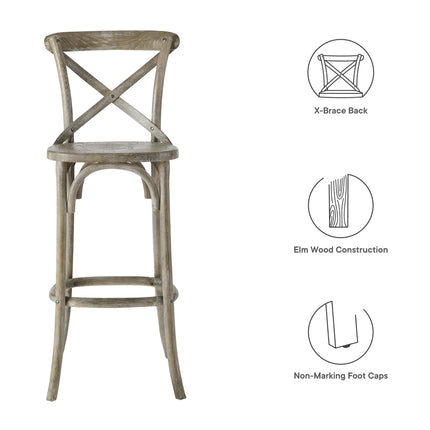 Modway EEI-5563 Gear Bar Stool Modway