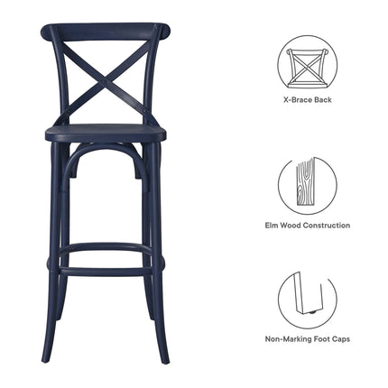 Modway EEI-5563 Gear Bar Stool Modway