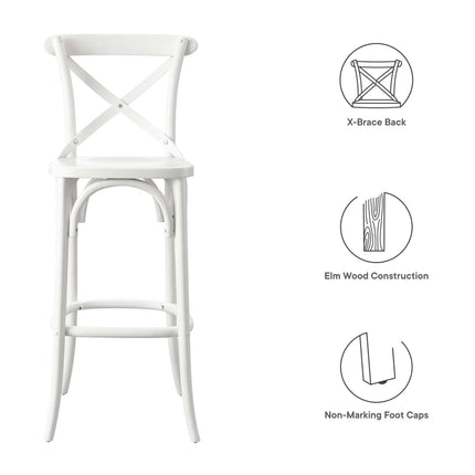 Modway EEI-5563 Gear Bar Stool Modway