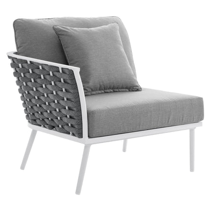 Modway EEI-5565 Stance Outdoor Patio Aluminum Left-Facing Armchair - Plaza Home Decor
