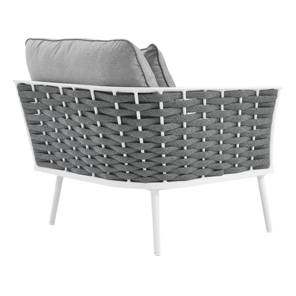 Modway EEI-5565 Stance Outdoor Patio Aluminum Left-Facing Armchair - Plaza Home Decor