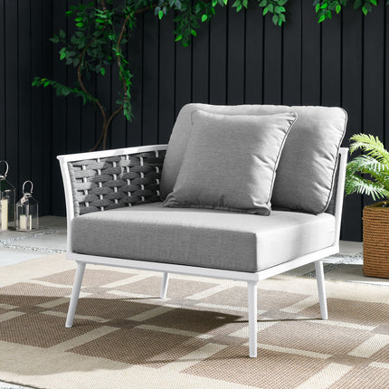 Modway EEI-5565 Stance Outdoor Patio Aluminum Left-Facing Armchair - Plaza Home Decor