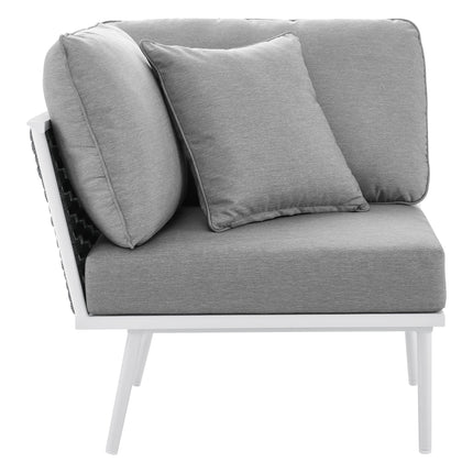 Modway EEI-5567 Stance Outdoor Patio Aluminum Corner Chair - Plaza Home Decor