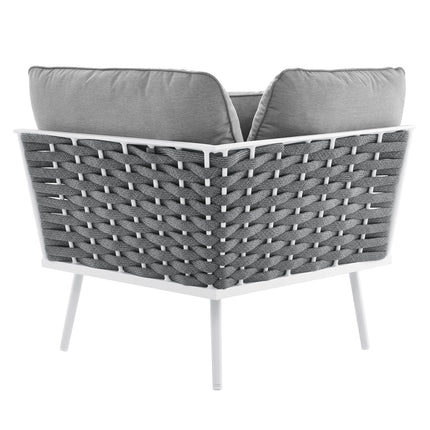 Modway EEI-5567 Stance Outdoor Patio Aluminum Corner Chair - Plaza Home Decor