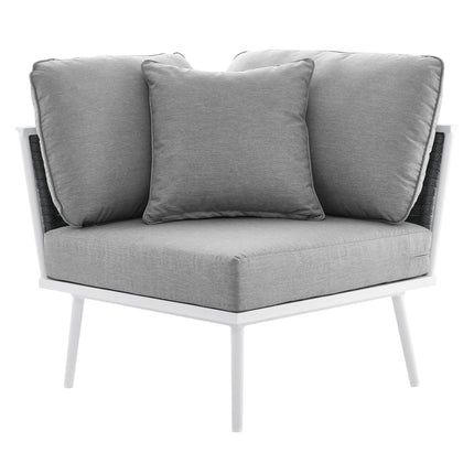 Modway EEI-5567 Stance Outdoor Patio Aluminum Corner Chair - Plaza Home Decor