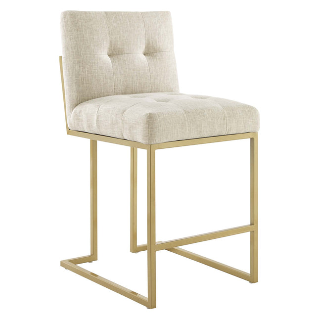 Modway EEI-5571 Privy Upholstered Fabric Counter Stool Set of 2 Modway