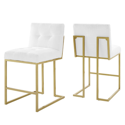 Modway EEI-5571 Privy Upholstered Fabric Counter Stool Set of 2 Modway