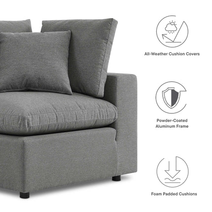 Modway EEI-5576 Commix Overstuffed Outdoor Patio Loveseat Modway