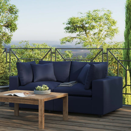 Modway EEI-5576 Commix Overstuffed Outdoor Patio Loveseat Modway