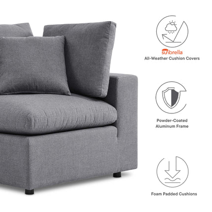 Modway EEI-5577 Commix Sunbrella® Outdoor Patio Loveseat Modway