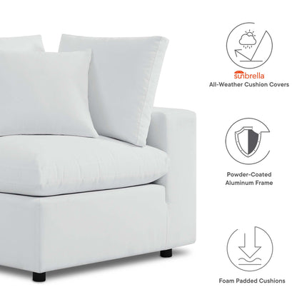 Modway EEI-5579 Commix Sunbrella® Outdoor Patio Sofa Modway