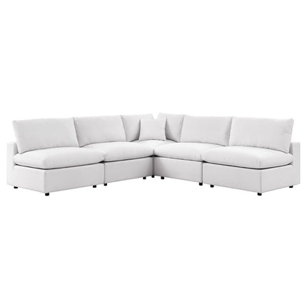 Modway EEI-5587 Commix 5-Piece Outdoor Patio Sectional Sofa Modway