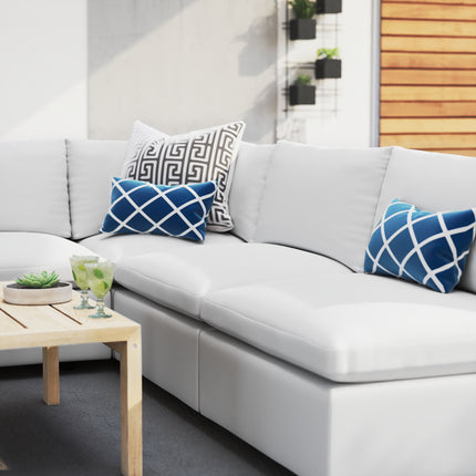 Modway EEI-5588 Commix 5-Piece Sunbrella® Outdoor Patio Sectional Sofa Modway
