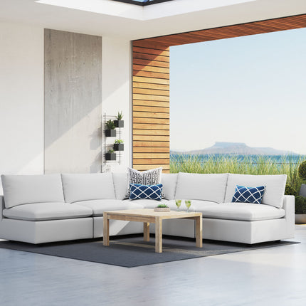 Modway EEI-5588 Commix 5-Piece Sunbrella® Outdoor Patio Sectional Sofa Modway