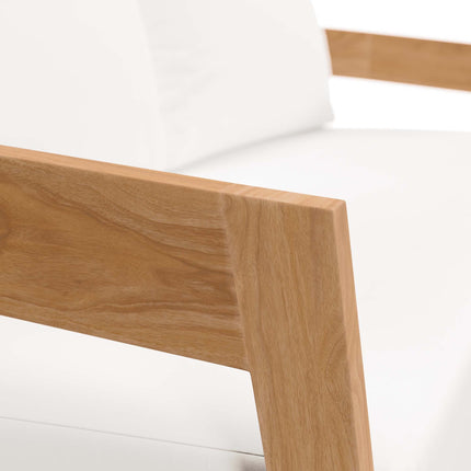 Modway EEI-5601 Brisbane Teak Wood Outdoor Patio Loveseat Modway