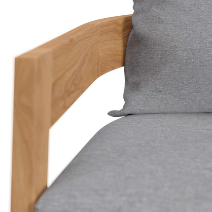 Modway EEI-5602 Brisbane Teak Wood Outdoor Patio Armchair Modway