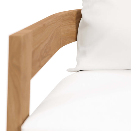 Modway EEI-5602 Brisbane Teak Wood Outdoor Patio Armchair Modway