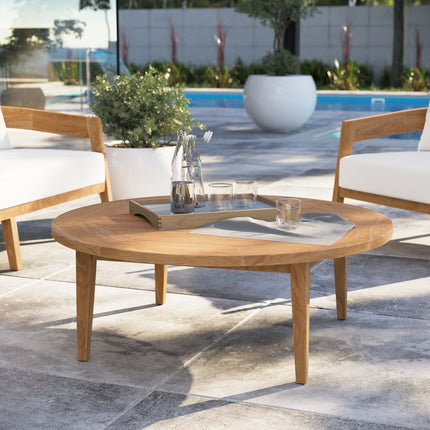 Modway EEI-5603 Brisbane Teak Wood Outdoor Patio Coffee Table Modway