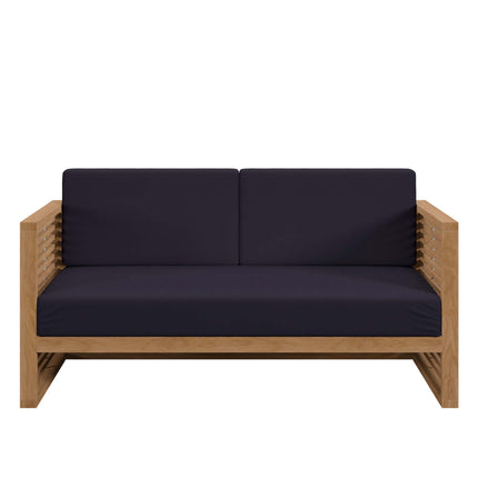 Modway EEI-5605 Carlsbad Teak Wood Outdoor Patio Loveseat Modway