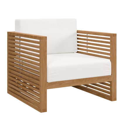 Modway EEI-5606 Carlsbad Teak Wood Outdoor Patio Armchair Modway