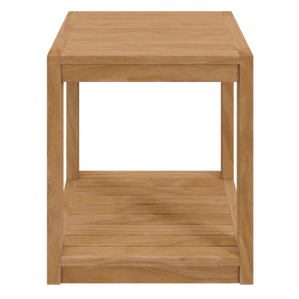 Modway EEI-5607 Carlsbad Teak Wood Outdoor Patio Side Table Modway