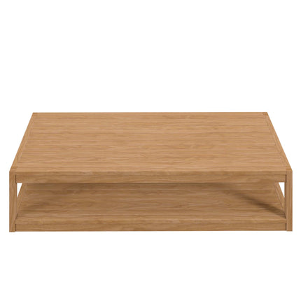 Modway EEI-5608 Carlsbad Teak Wood Outdoor Patio Coffee Table Modway