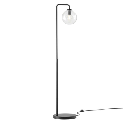 Modway EEI-5616 Silo Glass Globe Glass and Metal Floor Lamp - Plaza Home Decor