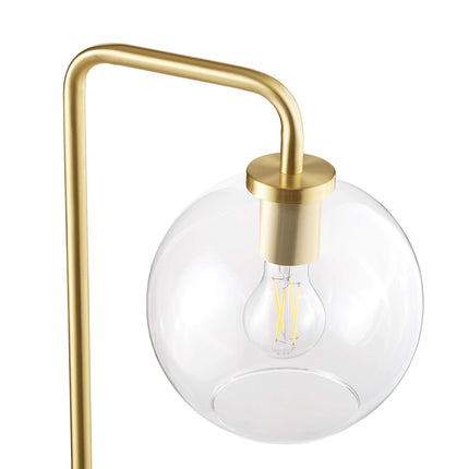 Modway EEI-5616 Silo Glass Globe Glass and Metal Floor Lamp - Plaza Home Decor