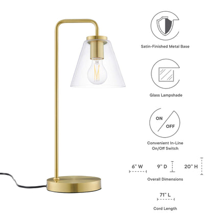 Modway EEI-5619 Element Glass Table Lamp Modway