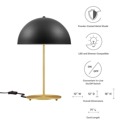 Modway EEI-5629 Ideal Metal Table Lamp Modway