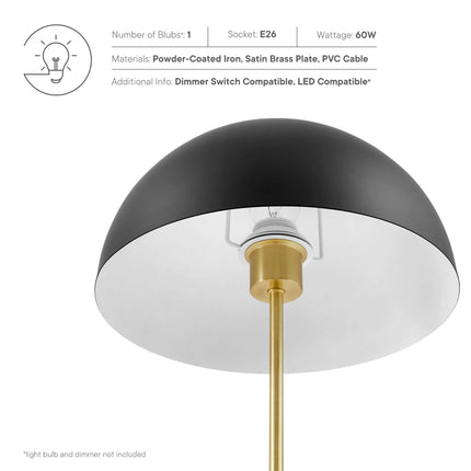 Modway EEI-5629 Ideal Metal Table Lamp Modway