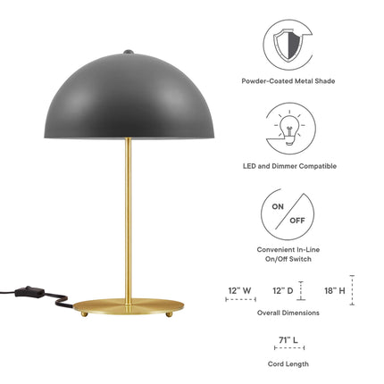 Modway EEI-5629 Ideal Metal Table Lamp Modway