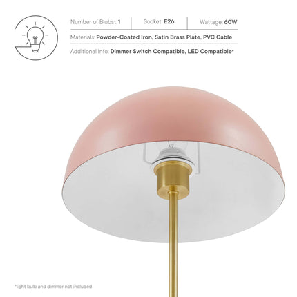Modway EEI-5629 Ideal Metal Table Lamp Modway