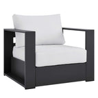 Gray White / Powder-Coated Aluminum