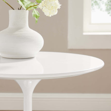 Modway EEI-5678 Lippa 20" Round Wood Side Table Modway