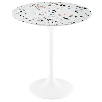 Modway EEI-5682 Lippa 20" Round Terrazzo Side Table Modway