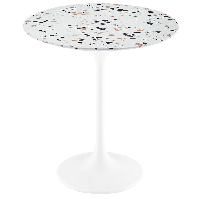 Modway EEI-5682 Lippa 20" Round Terrazzo Side Table Modway