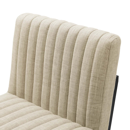Modway EEI-5741 Indulge Channel Tufted Fabric Counter Stools Set of 2 Modway