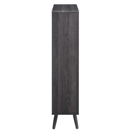 Modway EEI-5743 Transmit 5 Shelf Wood Grain Bookcase Modway