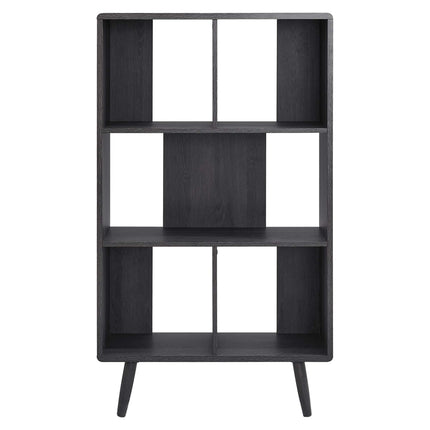 Modway EEI-5743 Transmit 5 Shelf Wood Grain Bookcase Modway
