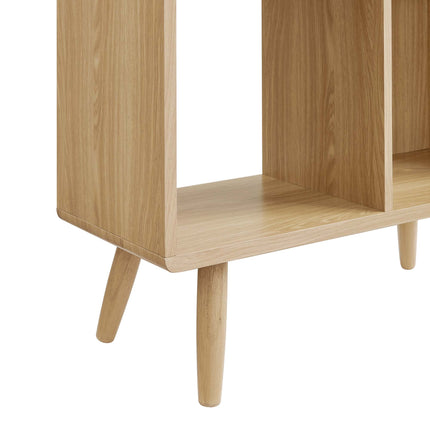 Modway EEI-5743 Transmit 5 Shelf Wood Grain Bookcase Modway