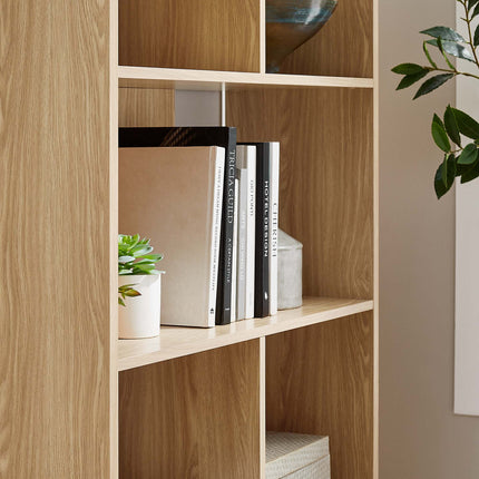 Modway EEI-5743 Transmit 5 Shelf Wood Grain Bookcase Modway