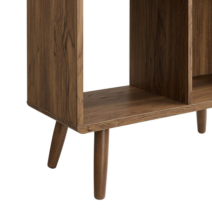 Modway EEI-5743 Transmit 5 Shelf Wood Grain Bookcase Modway