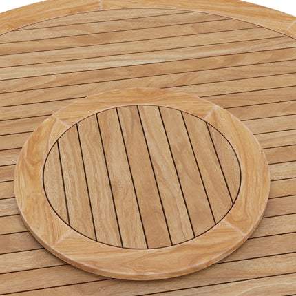 Modway EEI-5745 Wellspring 63" Outdoor Patio Teak Wood Dining Table Modway