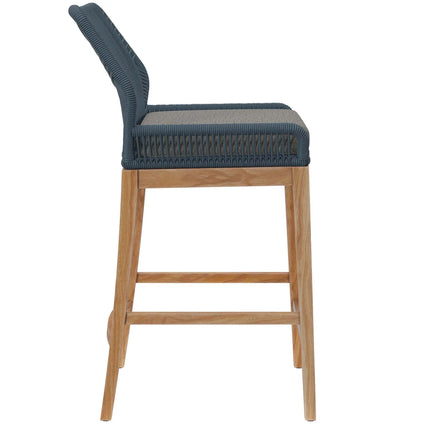 Modway EEI-7163 Wellspring 3-Piece Outdoor Patio Teak Wood Bar Set Modway